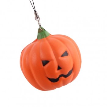 Halloween Soft Pumpkin Cartoon Squishy Slow Rising Squeeze Toy Phone Straps 8.20