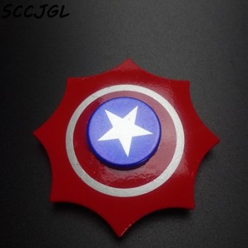 New 10 Colors Styles Captain America Spider Man Iron Man Hulk Batman Fidget Spinner Hand Spinner For Autism And ADHD