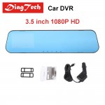 3.5 Inch Car Mirror DVR Anti-Shake Driving Video Recorder Car Reverse Image Full HD 1080P Screen Rear View Camera Mirror Car Dvr