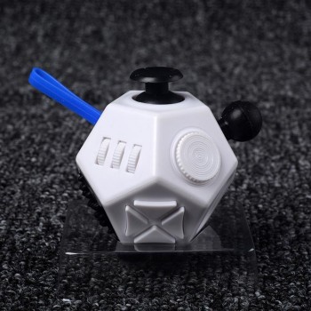 AntiStress Cube 12 ways Sides Toys for office Finger Movement Dice Anxiety Reliever Puzzle Creative Toys ADHD Gift