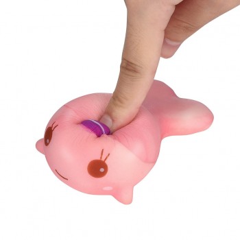 Relax toy Temperature Color Change Squishies Narwhal Slow Rising Scented Reliever Stress Toy Adorable skuishy animales D201217