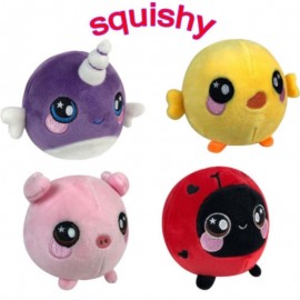Kawaii Squishy plush Toy Animal Stuffed Animal Squeezable Decompression Squeeze Toy Slow Rising Best Christmas Birthday Gift
