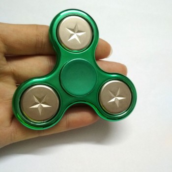 2017 New Style Toys Plating Metallic Anti Stress EDC Fidget Toys Hand Spinner Fingertip Gyro ADHD Finger Gyro B0187