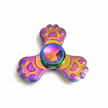 Game of Thrones Rainbow Hand Finger Fidget Spinner Eye Electroplate Hybrid Bearing Zilver Zinc Alloy Metal EDC Hand Tri spiner