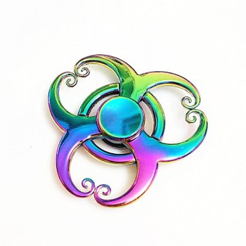 Game of Thrones Rainbow Hand Finger Fidget Spinner Eye Electroplate Hybrid Bearing Zilver Zinc Alloy Metal EDC Hand Tri spiner