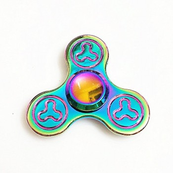 Game of Thrones Rainbow Hand Finger Fidget Spinner Eye Electroplate Hybrid Bearing Zilver Zinc Alloy Metal EDC Hand Tri spiner