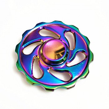 Game of Thrones Rainbow Hand Finger Fidget Spinner Eye Electroplate Hybrid Bearing Zilver Zinc Alloy Metal EDC Hand Tri spiner