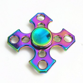Game of Thrones Rainbow Hand Finger Fidget Spinner Eye Electroplate Hybrid Bearing Zilver Zinc Alloy Metal EDC Hand Tri spiner