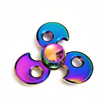 Game of Thrones Rainbow Hand Finger Fidget Spinner Eye Electroplate Hybrid Bearing Zilver Zinc Alloy Metal EDC Hand Tri spiner