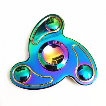 Game of Thrones Rainbow Hand Finger Fidget Spinner Eye Electroplate Hybrid Bearing Zilver Zinc Alloy Metal EDC Hand Tri spiner