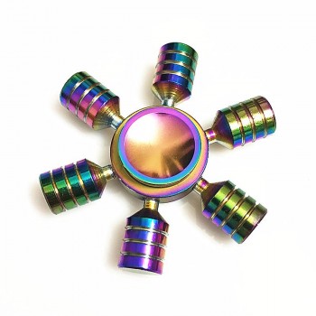 Game of Thrones Rainbow Hand Finger Fidget Spinner Eye Electroplate Hybrid Bearing Zilver Zinc Alloy Metal EDC Hand Tri spiner