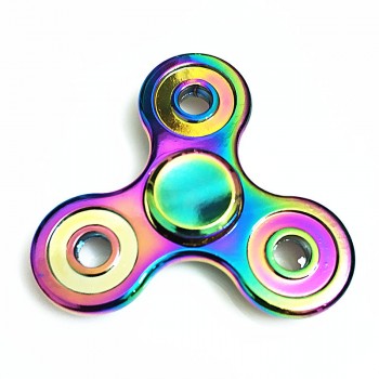 Game of Thrones Rainbow Hand Finger Fidget Spinner Eye Electroplate Hybrid Bearing Zilver Zinc Alloy Metal EDC Hand Tri spiner