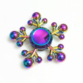 Game of Thrones Rainbow Hand Finger Fidget Spinner Eye Electroplate Hybrid Bearing Zilver Zinc Alloy Metal EDC Hand Tri spiner