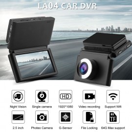 4 IPS Screen Dual Lens Car DVR Loop Recorder Motion Detection Night Vision Coche HD 1080P Rear View Camera Dash Cam Black Box
