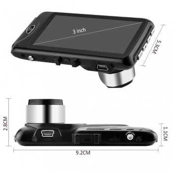 Car Dash Cam Vehicle Camera Full HD 1080P 3 IPS support Multi-language Night Vision Video Recorder G-sensor Parking Monitor