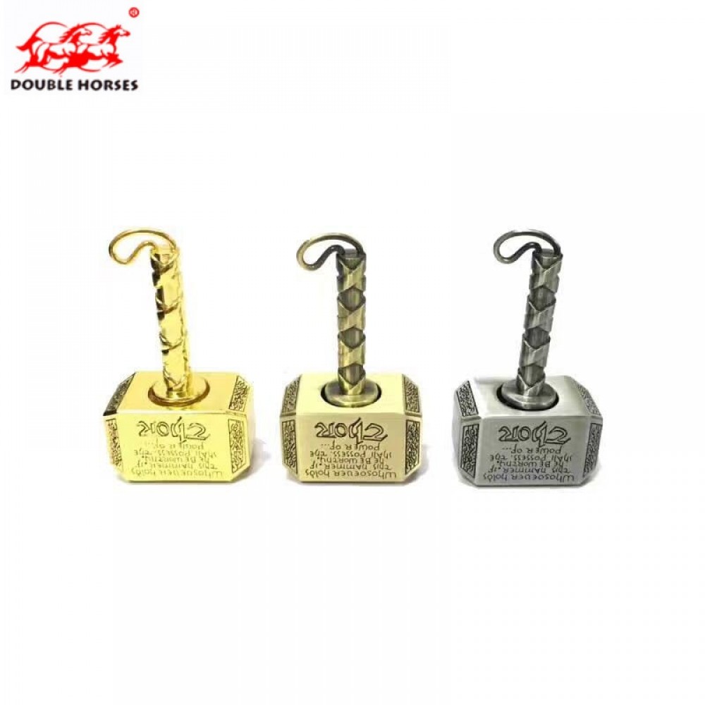 New Thor hammer metal fidget spinner Retro hand spiner zinc alloy Stress Reliever voor autisme en ADHD Kid kerstcadeau toys gift