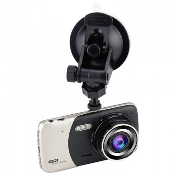 Car DVR 4 Inch IPS Screen Auto Camera Dual Lens FHD 1080P Dash Cam Video Recorder Night Vision G-sensor Registrator