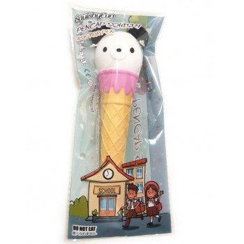 Squishy Pencil Cap Cute Panda Unicorn Alpaca Ice Cream Cat Hot Do Slow Rising Ball Pen Holder Toppers Scented Toy School Gift