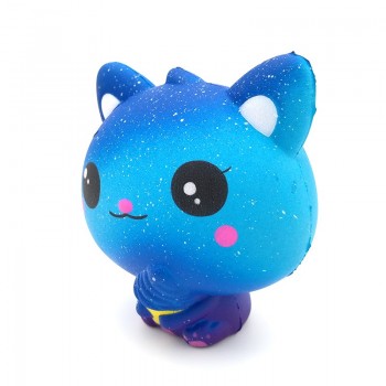 New Galaxy Ice Cream Cat Kitty Squishy Slow Rising simulation Squeeze Decompression Kawaii Unicorn Squish Toy Stress Reliever