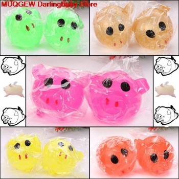 Anti-Stress Decompression Splat Ball Vent Toy Smash Various Styles Pig Squeeze Toys Funny Gadgets Interesting Toys Brithday Gift