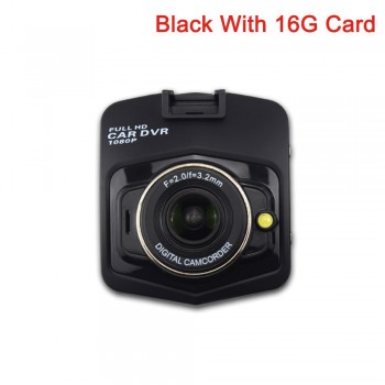 FULL HD 1080P Portable Recorder Black Dash Cam Video Recorder Wdr Night Vision LED Mini Camera DVR Tachograph Car Video Camera