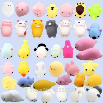 30pcs/pack Squishy Squeeze Mochi Cat Koala Antistress Squishes Shark Squishies Animals Set Anti stress Funny Toys for Children