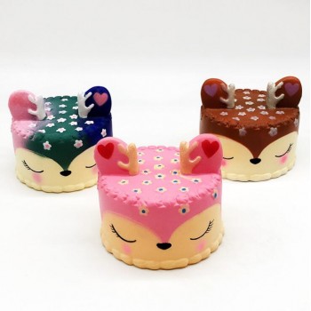 Kawaii Cartoon Cake Squishies Slow Rising Cream Scented Stress Reliever Toys smooshy mushy squishy pack