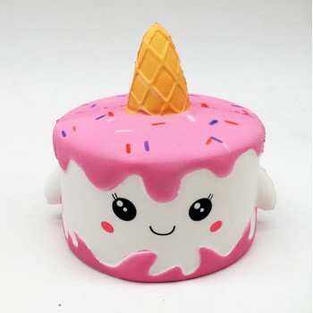 Kawaii Cartoon Cake Squishies Slow Rising Cream Scented Stress Reliever Toys smooshy mushy squishy pack