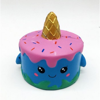 Kawaii Cartoon Cake Squishies Slow Rising Cream Scented Stress Reliever Toys smooshy mushy squishy pack