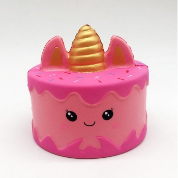 Kawaii Cartoon Cake Squishies Slow Rising Cream Scented Stress Reliever Toys smooshy mushy squishy pack