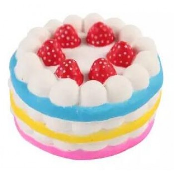 Kawaii Cartoon Cake Squishies Slow Rising Cream Scented Stress Reliever Toys smooshy mushy squishy pack