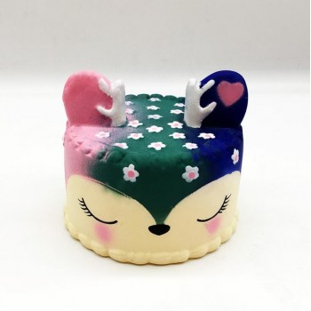 Kawaii Cartoon Cake Squishies Slow Rising Cream Scented Stress Reliever Toys smooshy mushy squishy pack