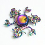 043 high quality Fidget Spinner Metal Rainbow Dragon Hand Finger Spinners Autism ADHD Focus Anxiety Relief Stress