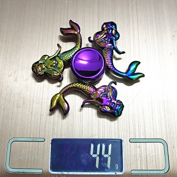 043 high quality Fidget Spinner Metal Rainbow Dragon Hand Finger Spinners Autism ADHD Focus Anxiety Relief Stress