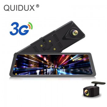 Car DVR Rearview Mirror 10 inch IPS Android 3G GPS Navigator Wifi Dash Cam In Car Video Camera Full HD Dual Lens camera 1080P