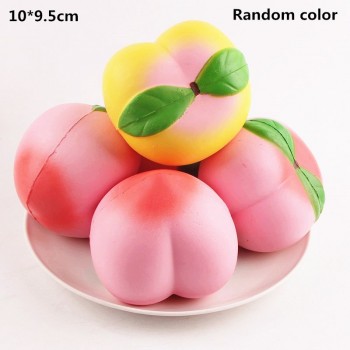 Big PU Kawaii Jumbo Squishy Watermelon Peach Apple Strawberr Super Slow Rising Squeeze Soft Stretch Scented Cake Fruits Fun Toys