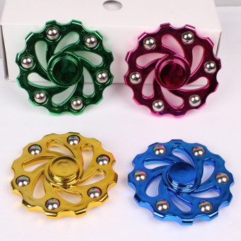Galvanized Steel Ball Fidget Hand Spinners Top Spinner of Autism and ADHD Fidget Spinner Anti Stress Kids Toys Long Spin Times E