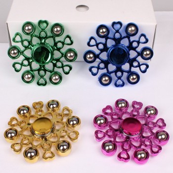 Galvanized Steel Ball Fidget Hand Spinners Top Spinner of Autism and ADHD Fidget Spinner Anti Stress Kids Toys Long Spin Times E