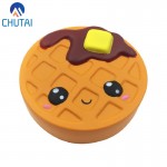 Jumbo Expression Chocolate Cake Squishy Cream Scented Slow Rising Stress Relief Toy PU Simulation Squeeze Toys 11.5*4CM