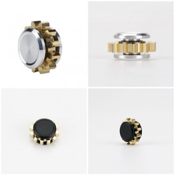 2018 New MINI Gear Copper Alloy Spinner Fidget Hand Spinner Finger EDC Focus Toys Gift 88