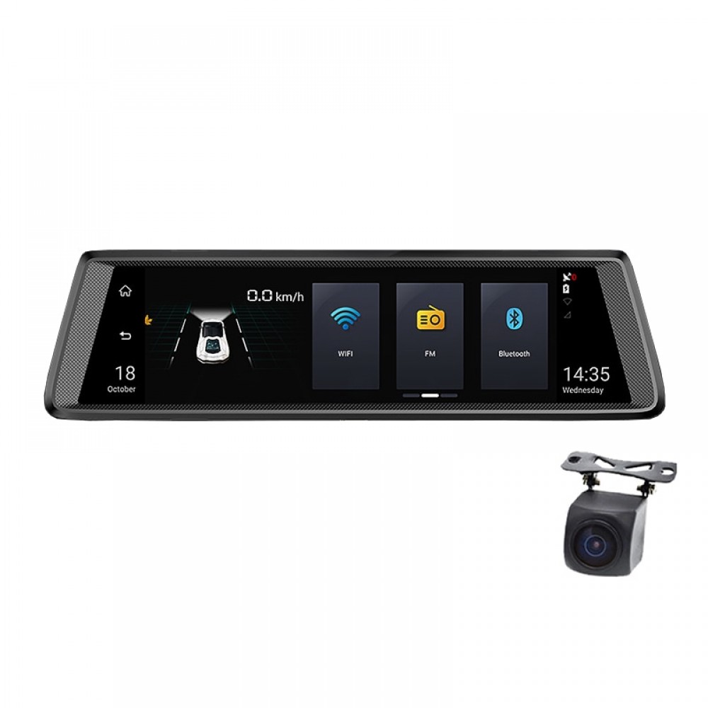 4G Car Rearview Mirror DVR 10 inch Streaming Video Android 5.1 Dual lens FHD 1080P Recorder ADAS Bluetooth WiFi GPS Dashcam