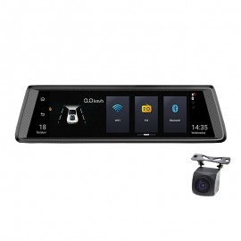 4G Car Rearview Mirror DVR 10 inch Streaming Video Android 5.1 Dual lens FHD 1080P Recorder ADAS Bluetooth WiFi GPS Dashcam