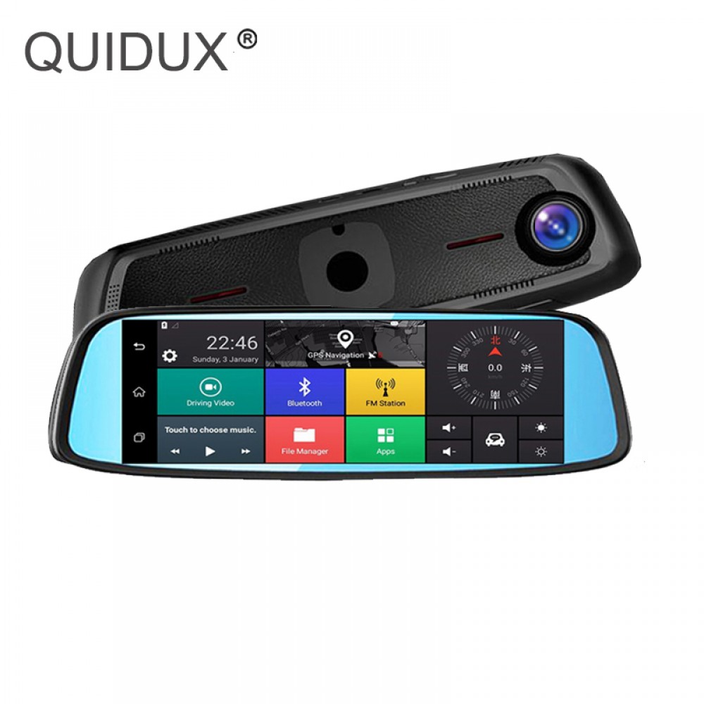 Rearview Mirror Car DVR Camera Android 5.1 with GPS 8 4G Special Mirror DVRs Automobile Video Recorder Camera Dash Cam Radar