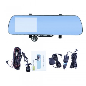 DVR Dual Lens 5 wifi Andriod LCD Display Full HD 1080P Portable Car Camera Video Recorder With G-Sensor Car DVR Cycle Record