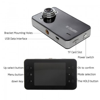 Car DVR 2.6 inch screen 1080P HD mini dashcam motion detection night vision car video recorder avtoregistrator dash camera DVR