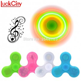 Fidget Hand 4 Color Spinner Speaker Music LED Light Spinner-hand Finger Spinner EDC Anti Anxiety Handspinner Fidget Spiner Toys