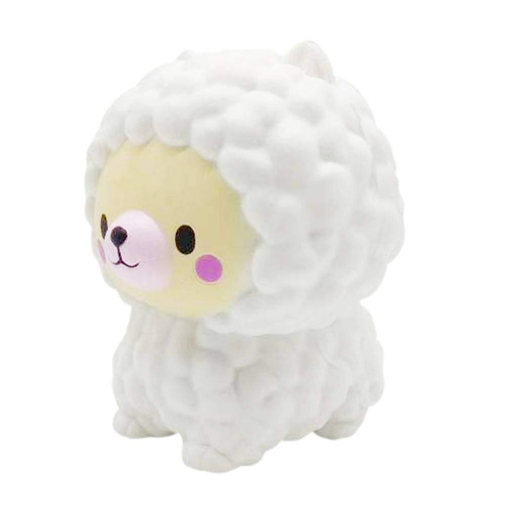 Relax toys skuishy animales Squeeze White Sheep Squishy Slow Rising Decompression Toys Easter Gift Phone Strap cute D300108