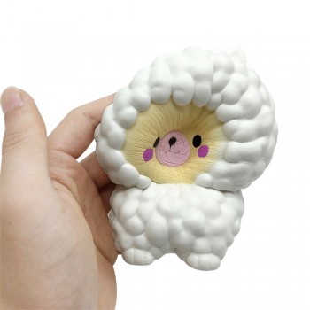 Relax toys skuishy animales Squeeze White Sheep Squishy Slow Rising Decompression Toys Easter Gift Phone Strap cute D300108