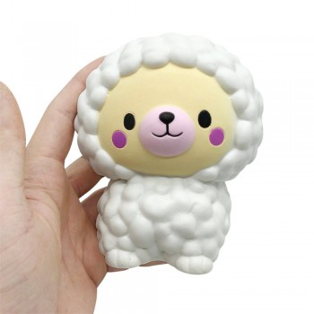 Relax toys skuishy animales Squeeze White Sheep Squishy Slow Rising Decompression Toys Easter Gift Phone Strap cute D300108