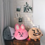 1pc 35cm BT21 TATA VAN Bangtan Boys Plush Pillow Sofa Cushion Home Decor Present Toys Children Baby Birthday Gift